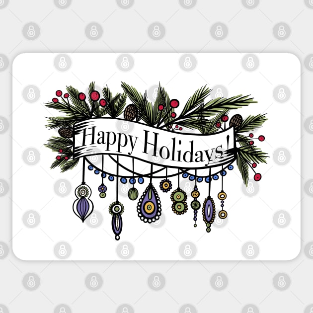 Happy Holidays Sticker by hdconnelly